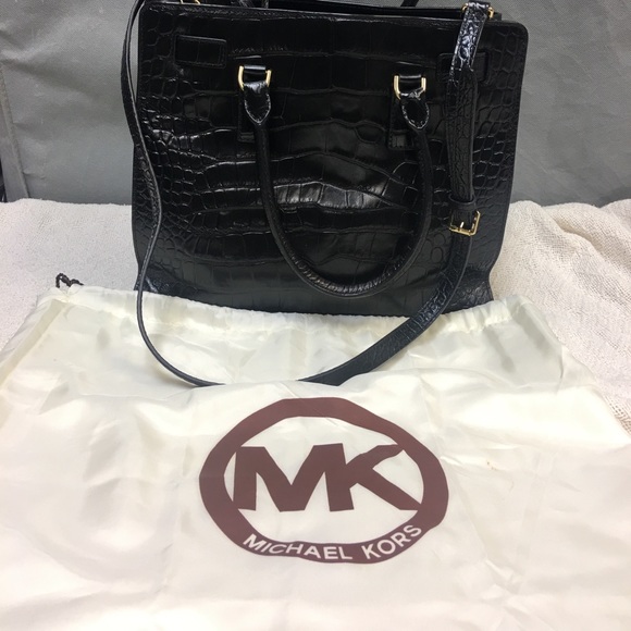 SOLD - New Michael Kors Black Leather Purse - SOLD - Picture 2 of 7